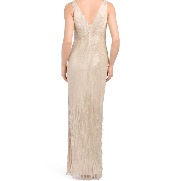 Aidan mattox beaded evening dress - Picture 14 of 16